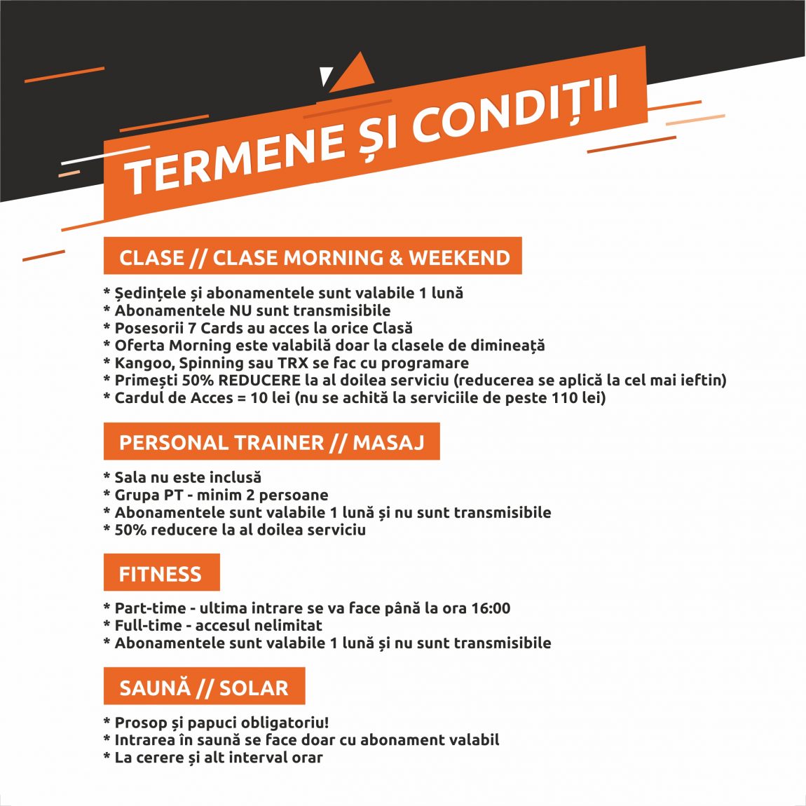 lista de preturi MaxFitness 11 Max Fitness Sala Fitness Galati